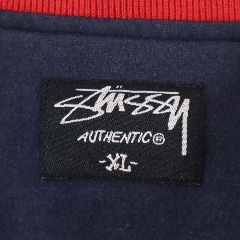 ステューシー ナイロンジャケット XL ネイビー STUSSY ブルゾン メンズ