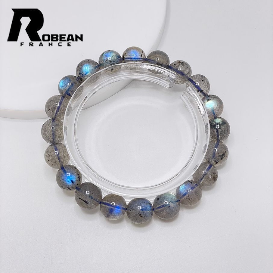 上品 EU製 定価6万円ROBEAN・ムーンストーンパワーストーン ブレスレット アクセサリー 幸運 開運 浄化 綺麗 貴重 幸運 贈り物 プレゼント ギフト 9.8-10.4mm ML802308