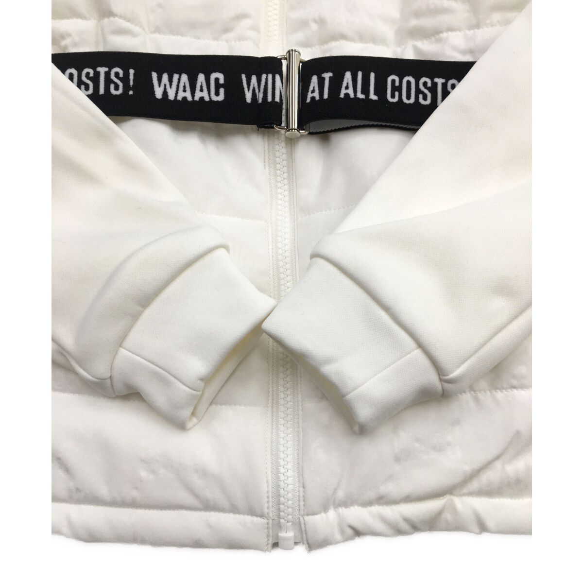 中古 レディース ワック WAAC ブルゾン 1(S) 白 ホワイト 中綿ブルゾン