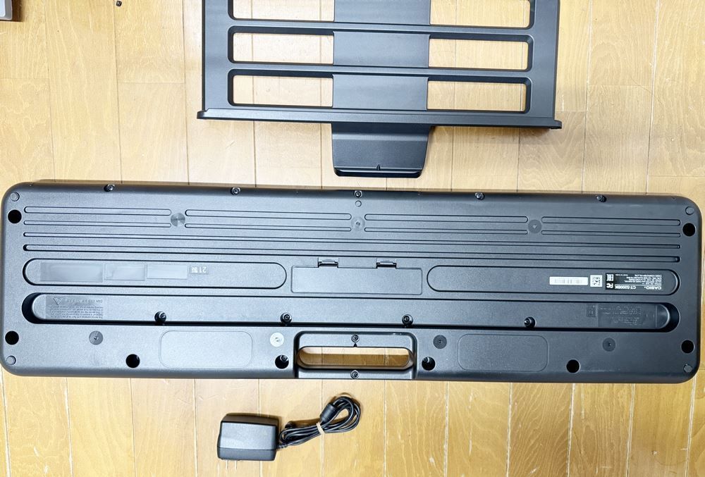 ポータブル電子キーボード ブラック