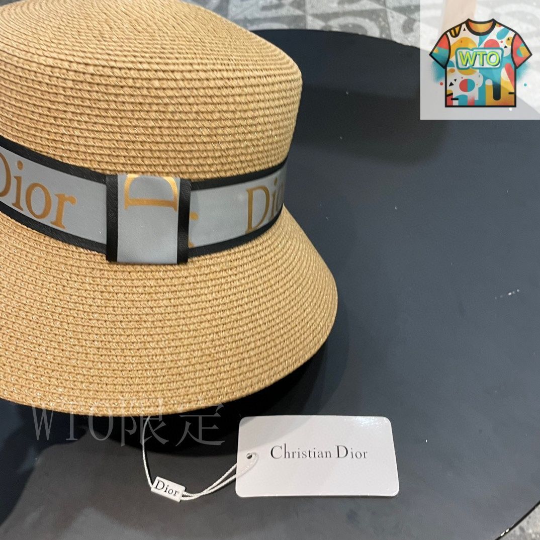 Dior（ディオール） ストローハット04-3 - メルカリ