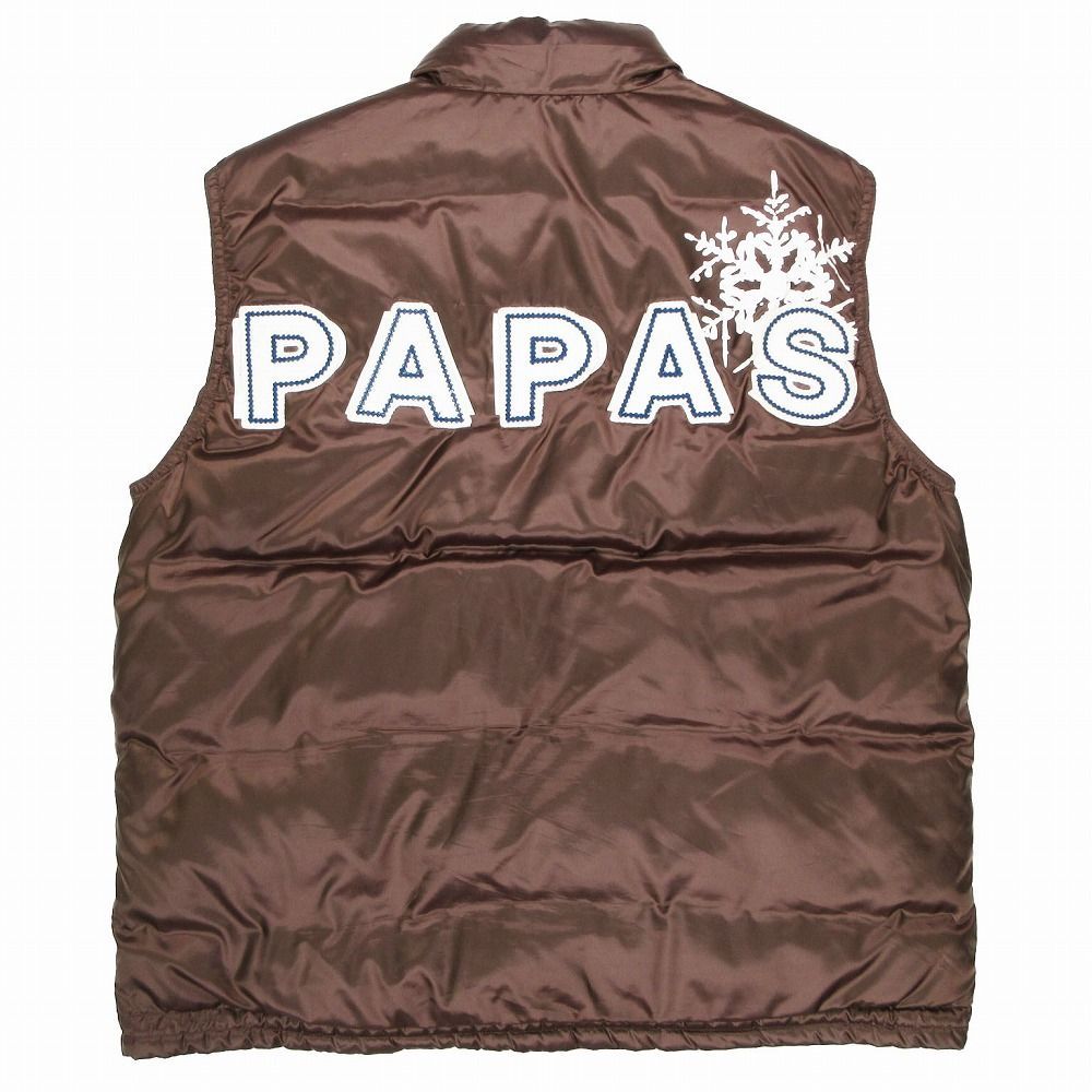 PAPAS パパス ワッペン ロゴ刺繍 シューティングベスト L 希少 程度