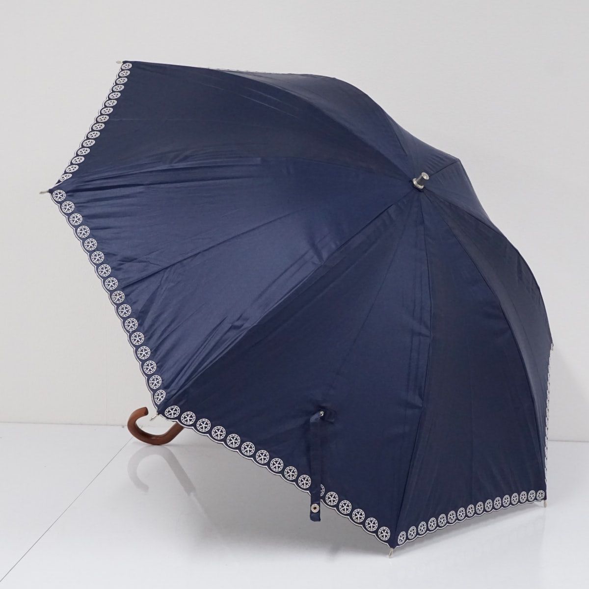 晴雨兼用日傘 Aquascutum アクアスキュータム USED美品 ネイビー