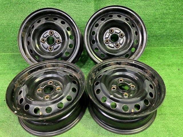 トヨタ TOYOTA 純正 シエンタ NCP85G ホイール スチール クロ 14インチ 5.5J 4穴 4本 100