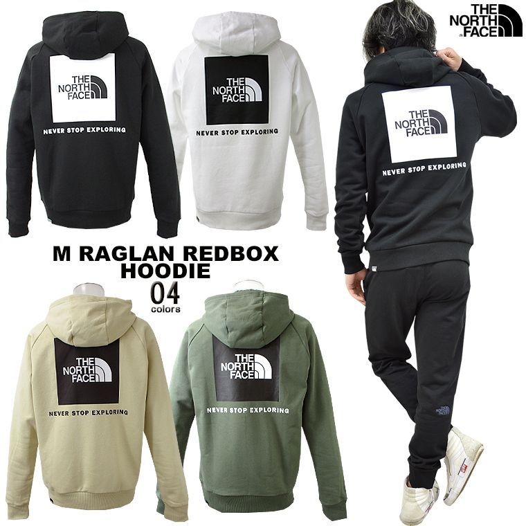 THE NORTH FACEノースフェイス REDBOXラグランスリーブフーディ