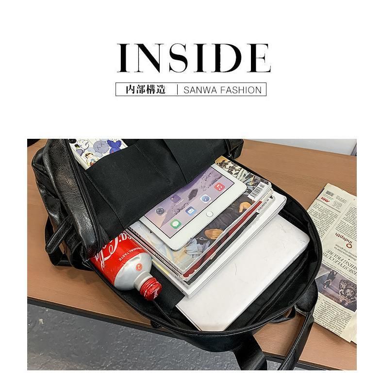 リュック メンズ リュックサック pu革 デイパック ビジネス