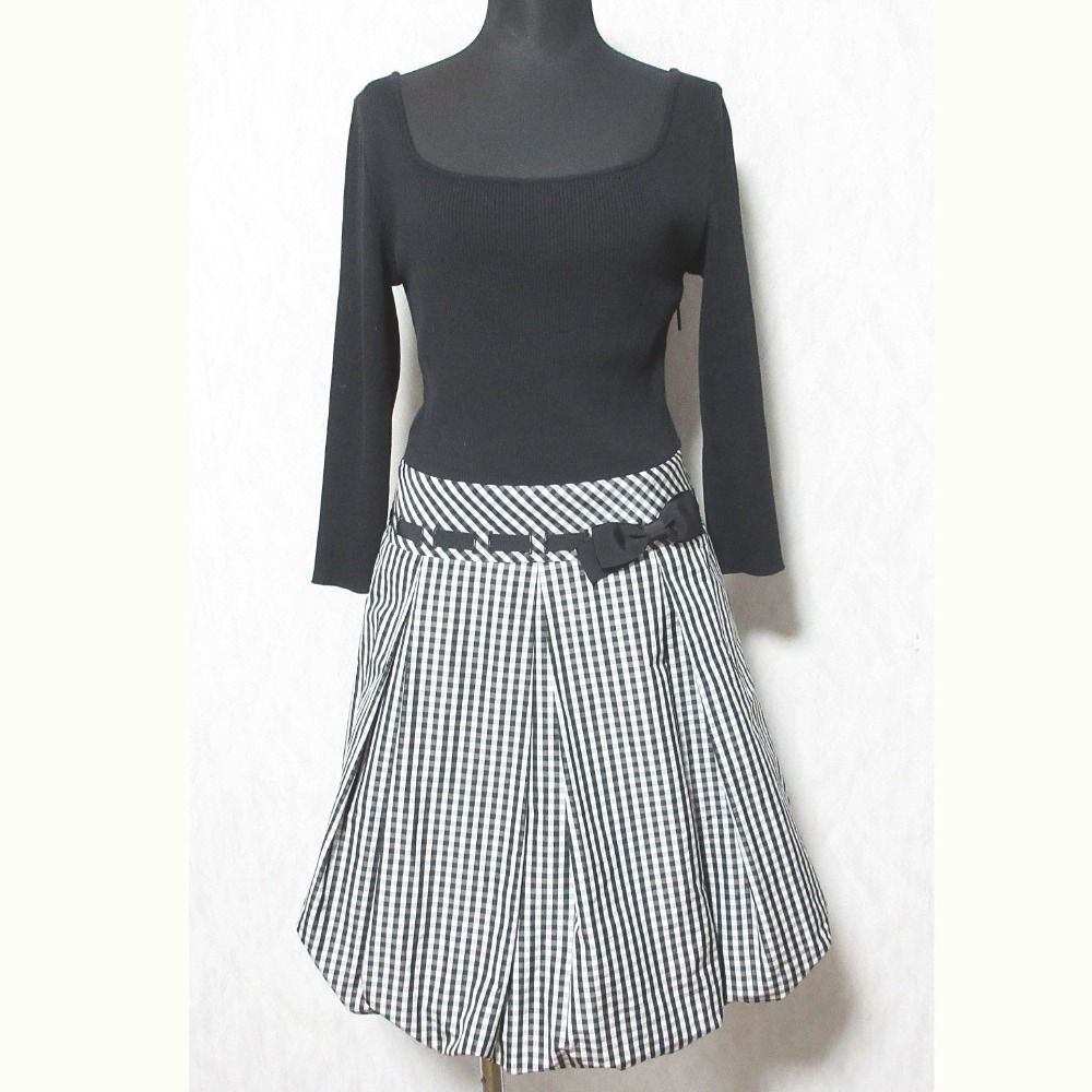 Rene basic ルネベーシック 日本製 半袖 ニット 34 ブルーグレー レディース 古着 中古 古着 Rene basic ルネベーシック 日本製 半袖 ニット 34 ブルー