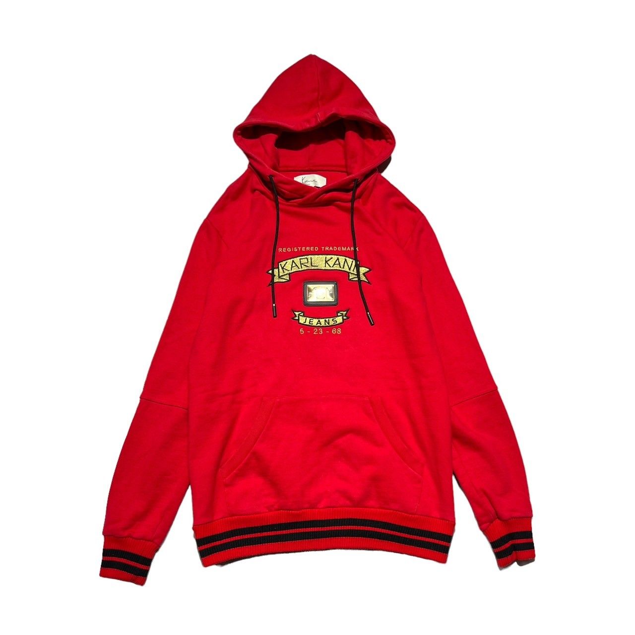 Karl Kani(カールカナイ) logo plate pullover hoodie ロゴプレート 