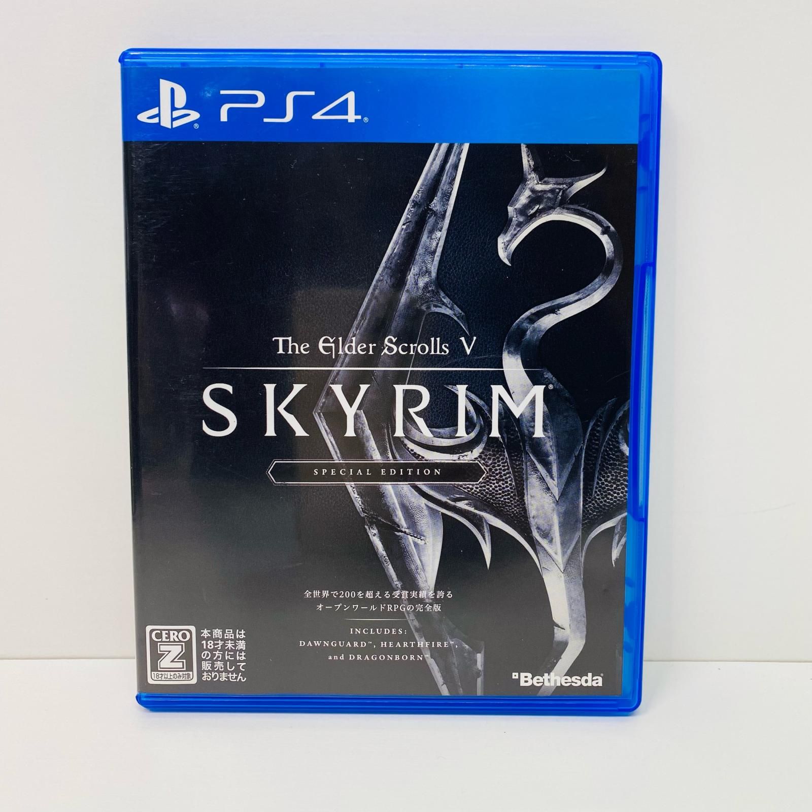 【飾磨店】 中古  | スクウェアエニックス ゲームソフト 【18歳以上対象】  ジ・エルダースクロールズ5：スカイリム スペシャルエディ プレイステーション4 ロールプレイング 2016年製 PLJM-8018