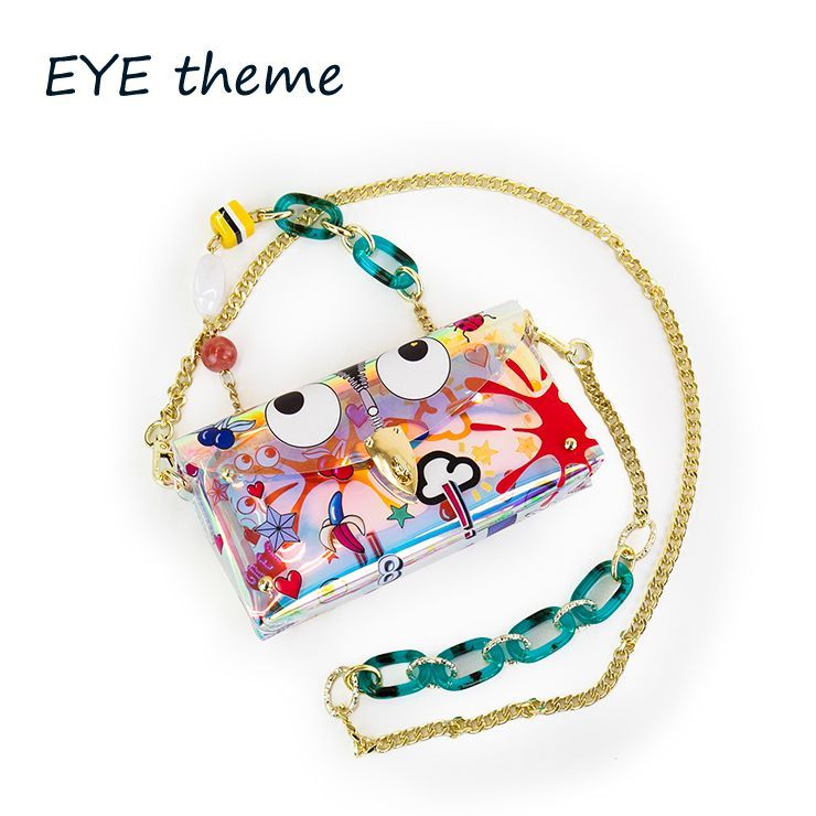 EYE THEME【アイテーマ】ベルト付きクリアトートバッグ ET2336 EYE THEME【アイテーマ】 ベルト付きクリアトートバッグ ET2336