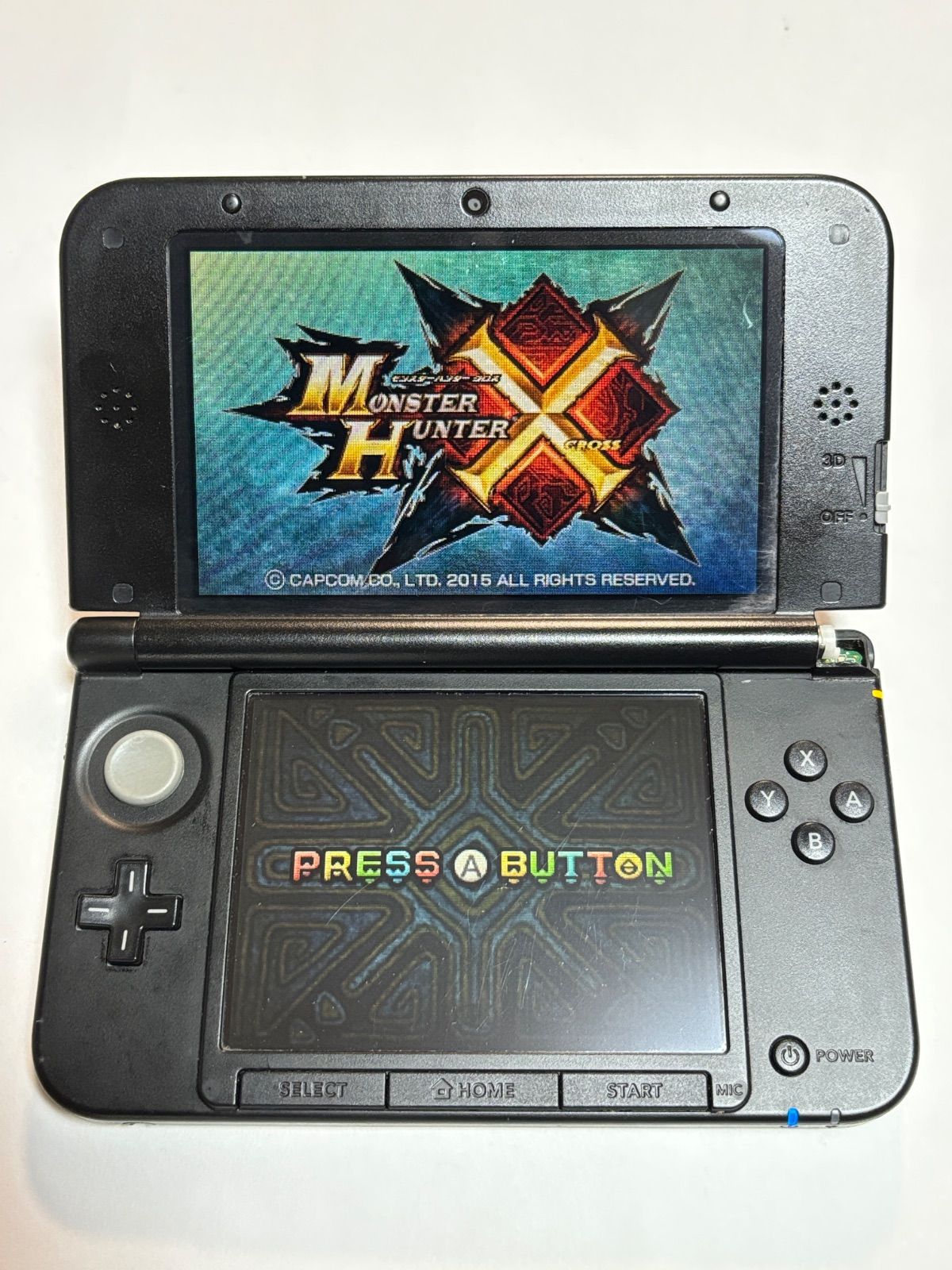 Nintendo 任天堂 3DSLL ジャンク シルバー ブラック SPR-001