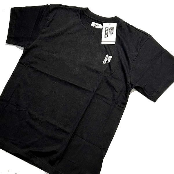 CDG NORTH FACE Tシャツ ブラック US Mサイズ-