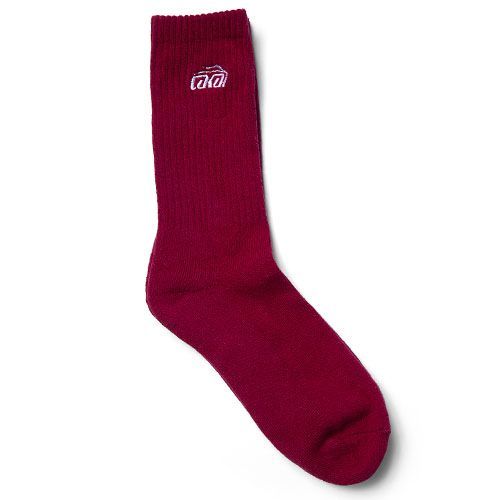 LAKAI BASIC CREW SOCK バーガンディ ソックス ラカイ 靴下