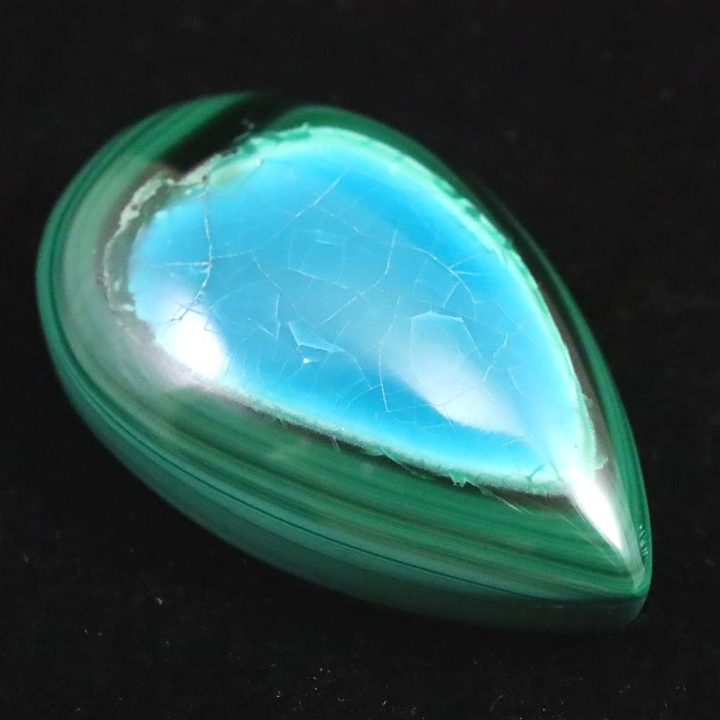 クリソコラインマラカイト 32mmペアシェイプ タンブル 12.9g 榎本通商93140 FORTGASGNV_COM_BR