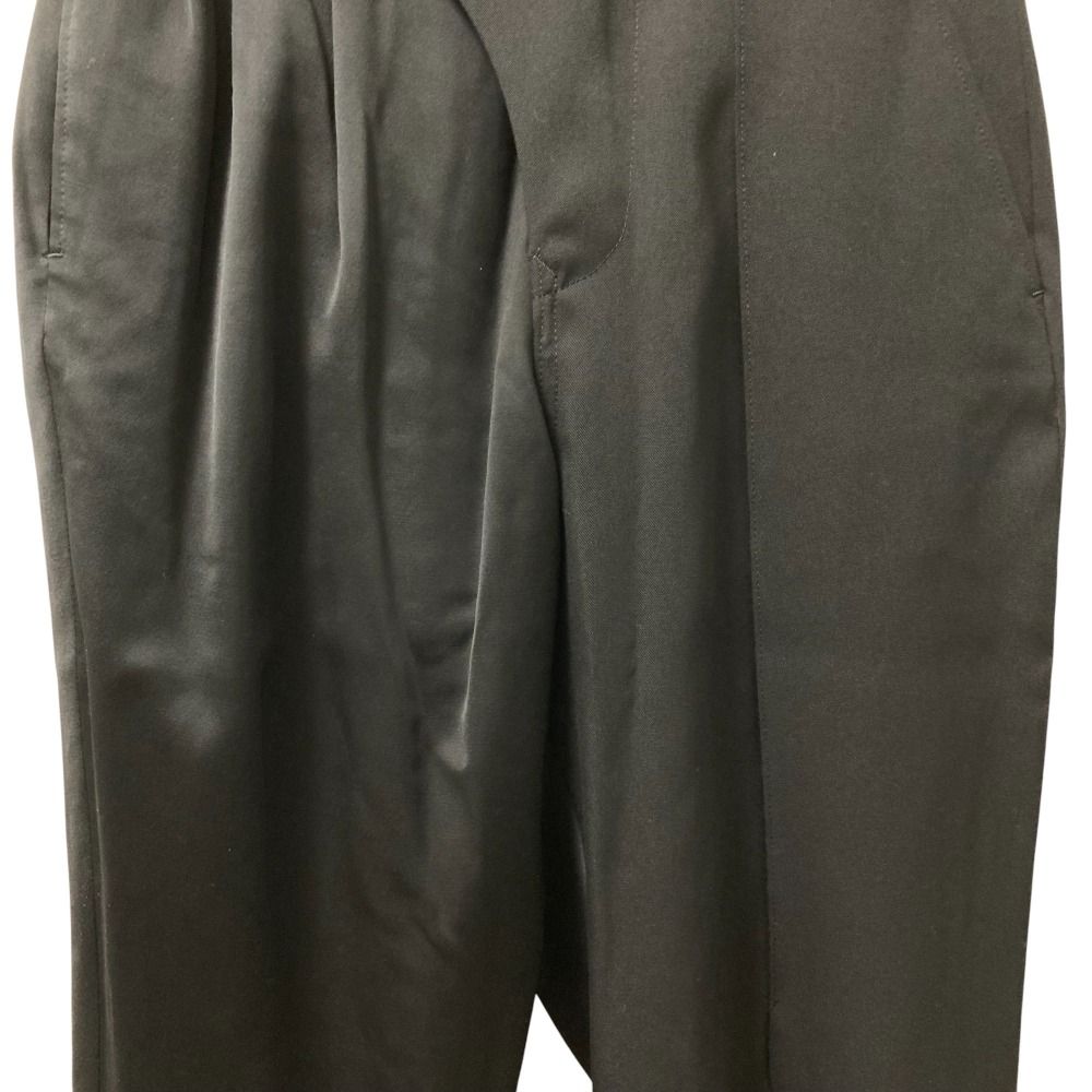 UJOH ウジョー レイヤード スラックスパンツ U793-P04-201 サイズ2 ブラック レディース 古着