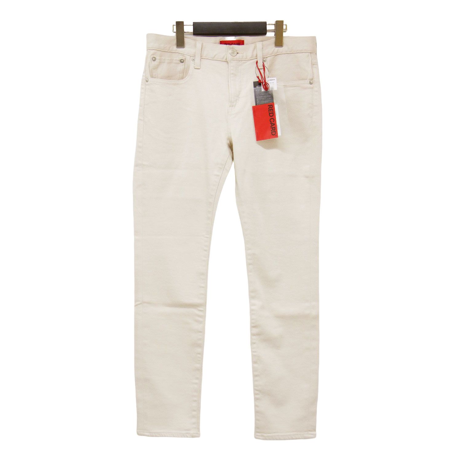 新品】RED CARD レッドカード パンツ アイボリー サイズ:27(XXL