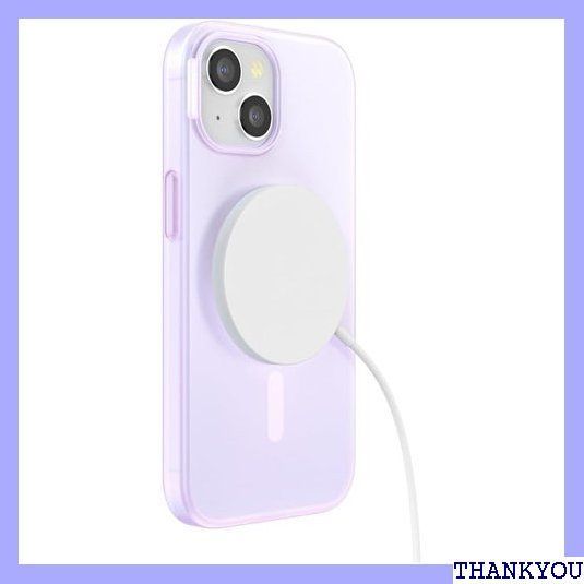 PopSockets Japan - ポップソケッツ ジャパン PopCase iPhone 15 オパール スーパー クリア MagSafeラウンドポップグリップ付き ポップケース 1386