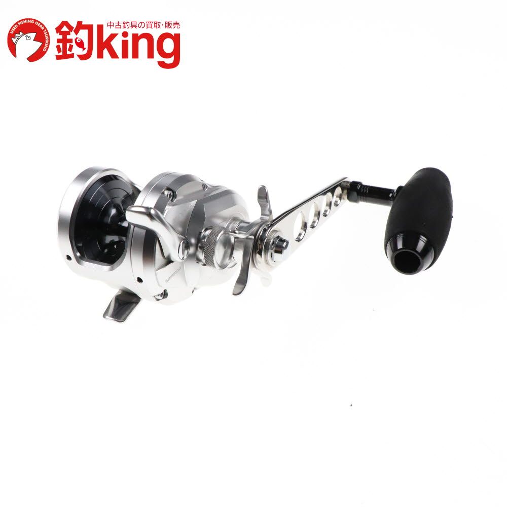 SHIMANO - 【中古/美品】 シマノ 17 オシアジガー 1500PG 嶋田工房ハンドル90mm、AE85ノブ付 （2）  /M337M 中古/美品】 シマノ 17 オシアジガー 1500PG 嶋田工房ハンドル