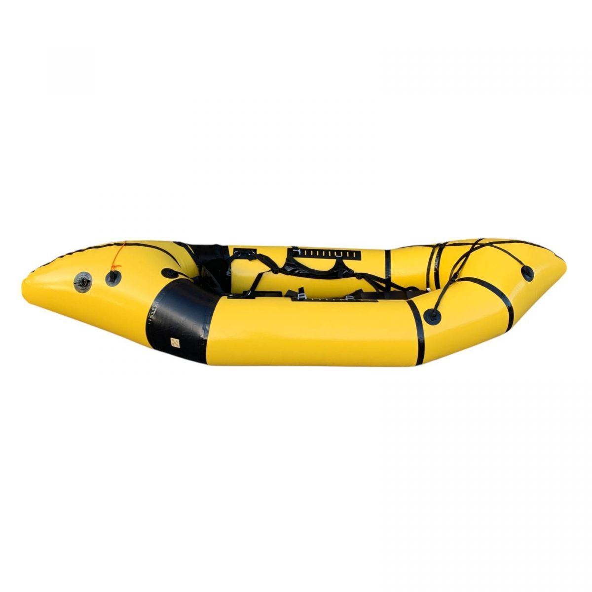 パックラフト Packraft インフレータブルカヤック イエロー ゴムボート カヤック FRONTIER PACKRAFT フロンティアパックラフト イエロー