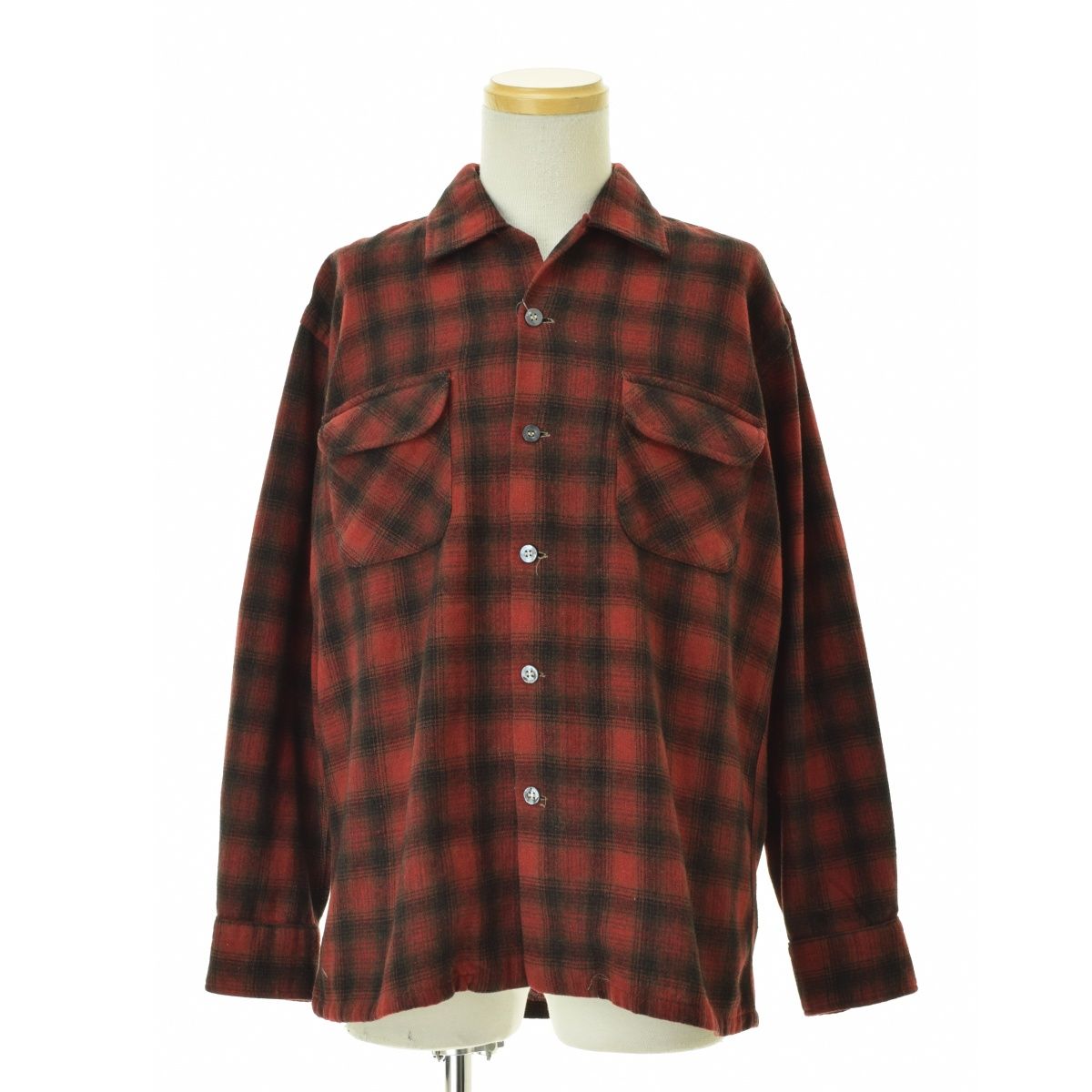 60s-70s TOWNCRAFT チェック柄 長袖シャツ nina de coito 埼玉県 志木