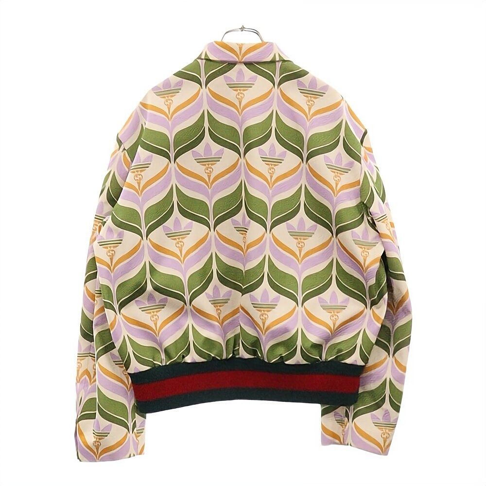GUCCI (グッチ) 22SS ×adidas ロゴ総柄 ジップアップ スイング GUCCI (グッチ) 22SS ×adidas ロゴ総柄 ジップアップ スイング