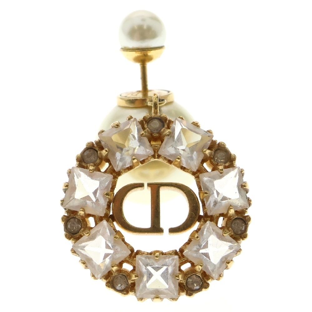 美品 ディオール Dior パール ロゴ ピアス CD ストーン 楽天市場】Christian Dior ピアスクリスチャンディオール