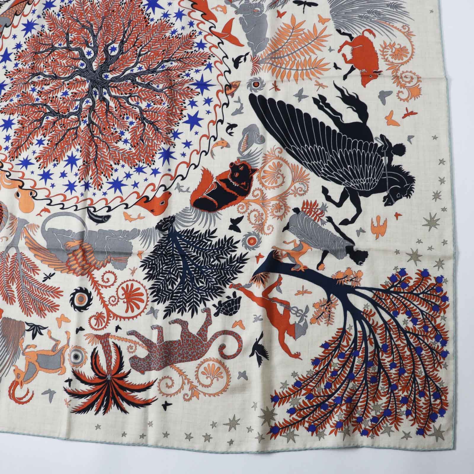 【新品未使用】HERMES エルメス カレ140 ローブレジェール　カレジェアン HERMES 未使用品◎HERMES エルメス カレ140 カレジェアン Sous