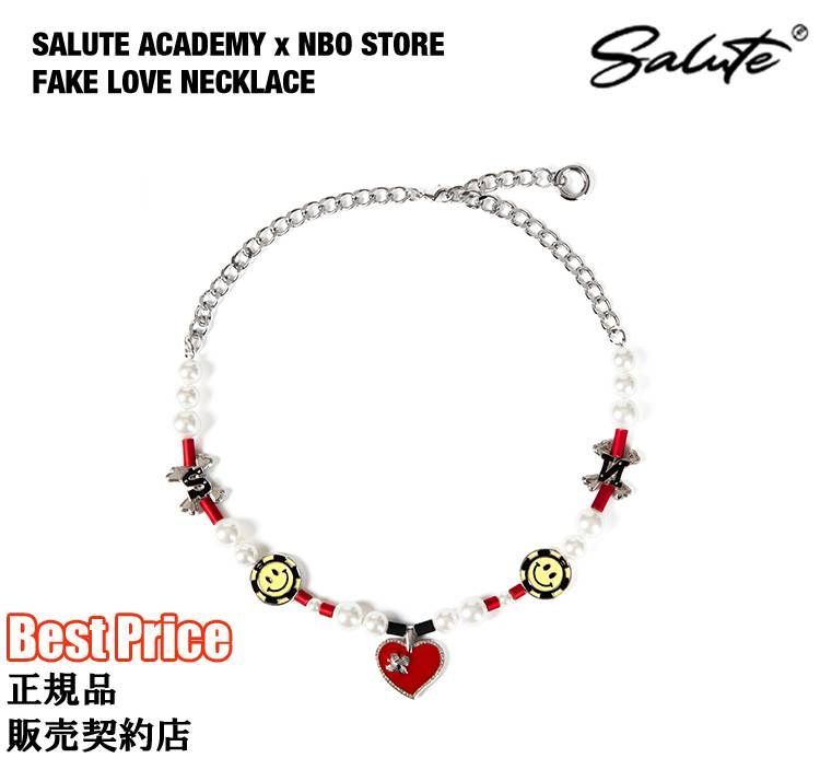 SALUTE × NBO Fake Love Smiley ネックレス サルーテ - メルカリ