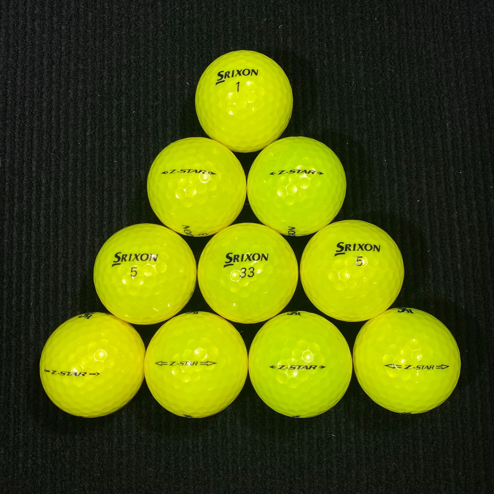 おすすめ ロストボール SRIXON スリクソン Z-STAR（ホワイト&イエロー その他