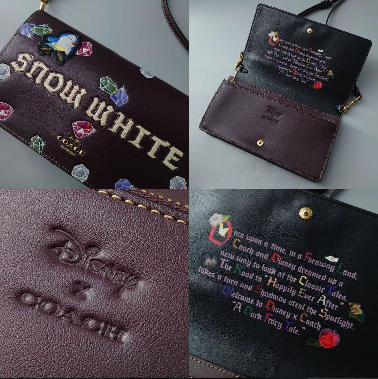 Disney X Coach Snow White Foldover ディズニー×コーチ 白雪姫 スノー