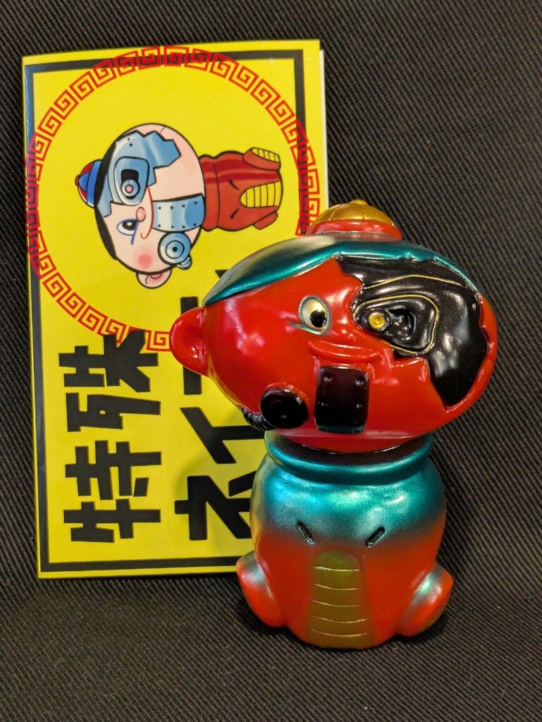 シカマァク 特殊ネイコン 赤成型|メタグリーン|金|黒