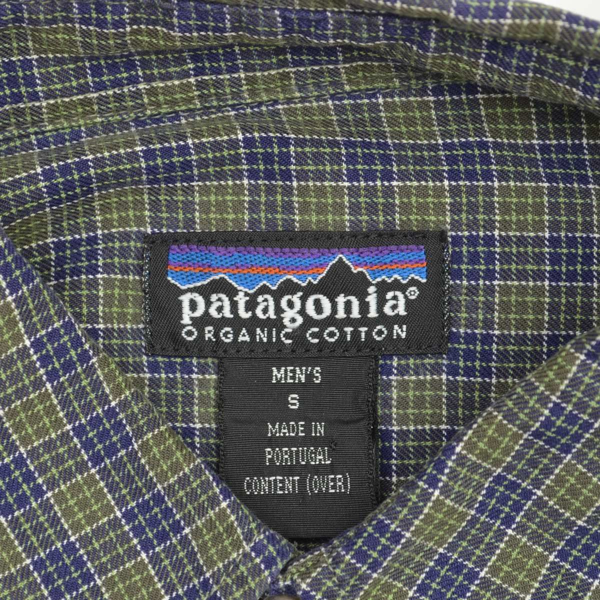 【PATAGONIA】90s 98年 ポルトガル製 53833 チェック長袖シャツ