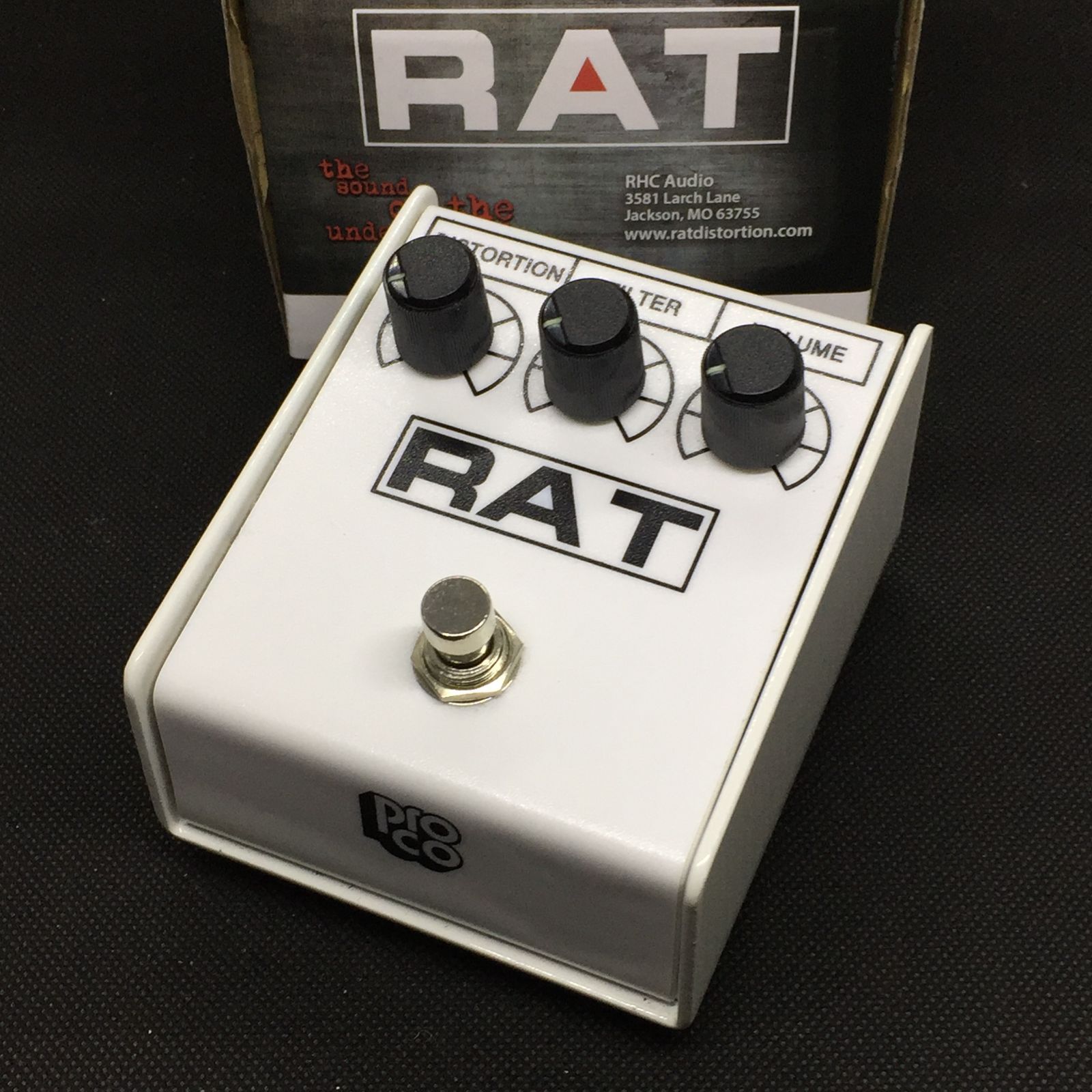 proco RAT2 ディストーション エフェクター 箱、説明書付き Proco RAT2