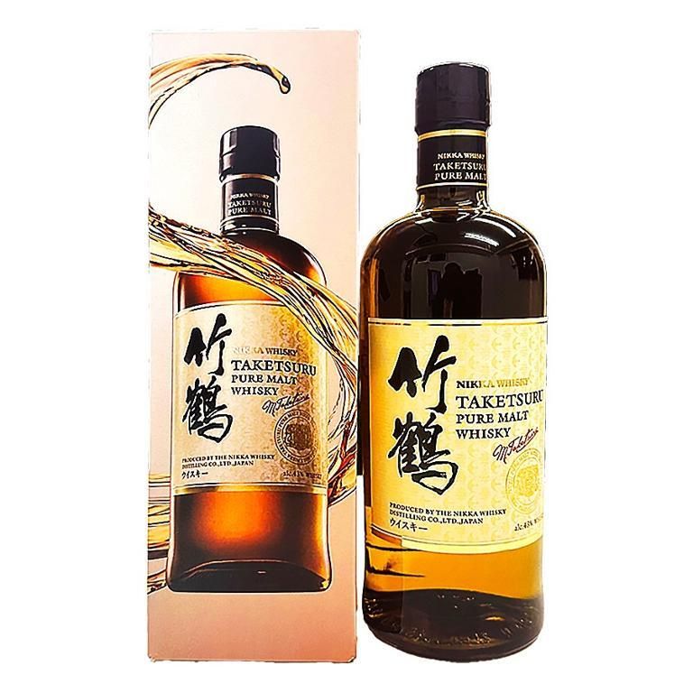 東京都限定◇ニッカ 竹鶴 ピュアモルト 白ラベル 700ml 43%【G2
