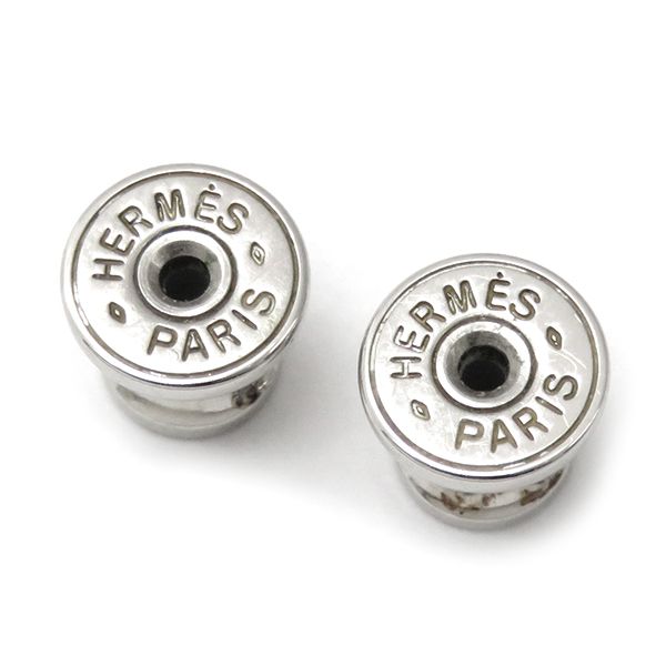 エルメス HERMES ピアス ポップアッシュ H メタル エナメル レッドX
