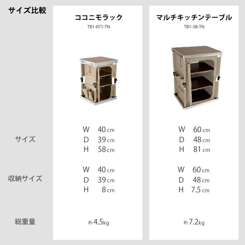 [DOD(ディーオーディー)] KOKONIMO RACK ココニモラック タン 