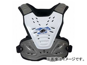 2輪 ユーフォー リアクター2 チェスト プロテクター UF-2272-W ホワイト/グレイ アダルト