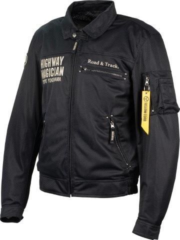 メッシュジャケット ブラック 3LWサイズ YB-5100 イエローコーン