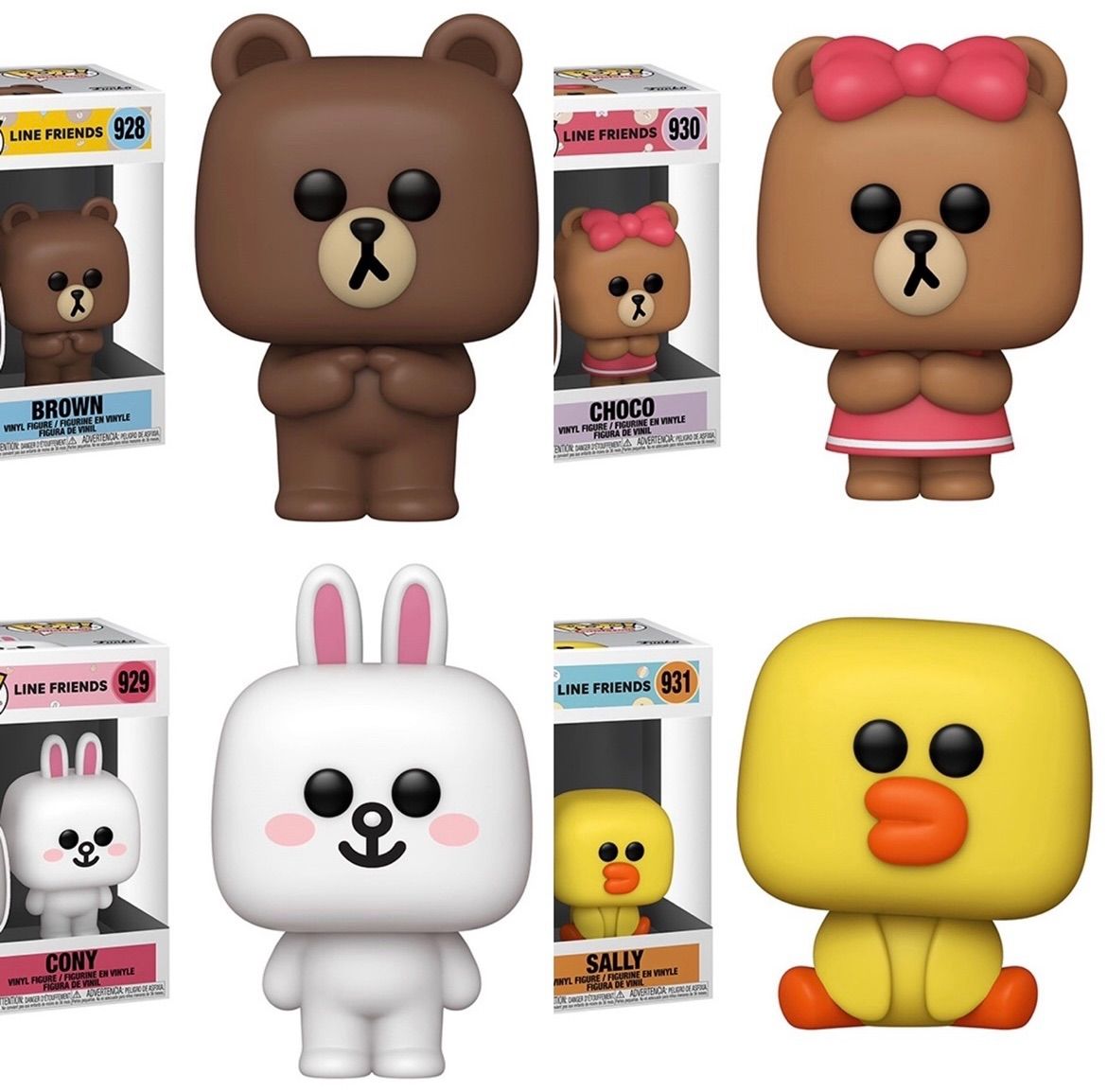 FUNKO POP! LINE FRIENDS 4点セット - メルカリ