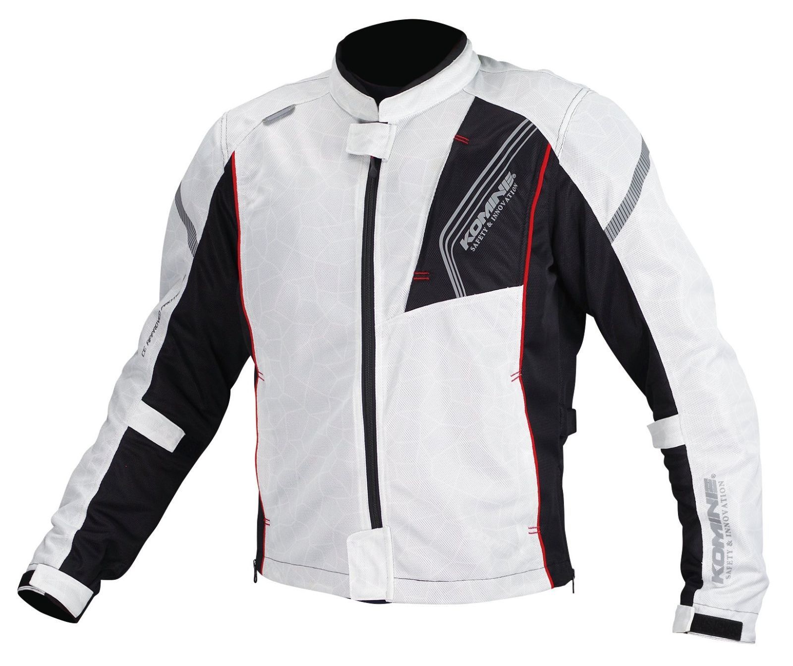 Color:シルバー/ブラック_Size:S_Style:JK-128 [KOMINE] バイク