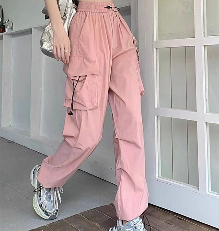 カーゴパンツ レディース ワークパンツ ロング丈 カジュアル