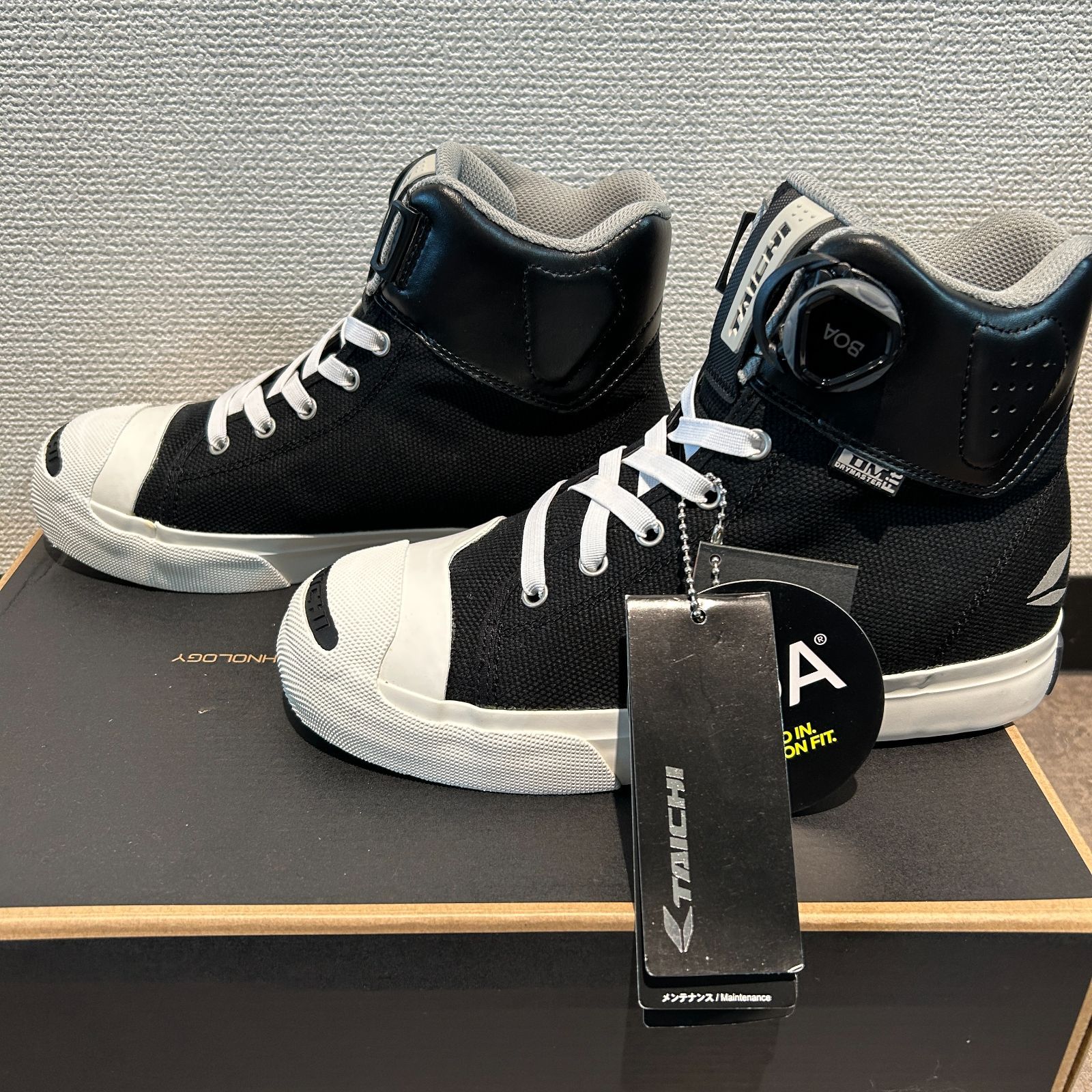 RS TAICHI】DRYMASTER-FIT フープシューズ BLACK 23cm 24cm 防水 透湿 