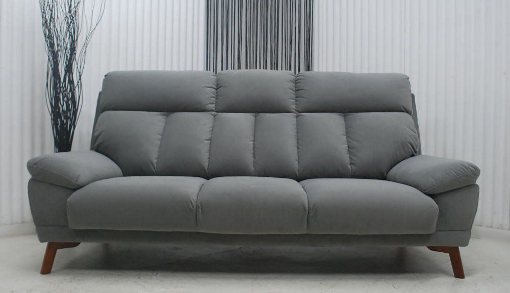 アウトレット 現品限り 一部 大 リビング家具 ソファー ３人掛け グレイ グレー ハイバッグソファー 241220-スコット3p NEXPOTALLINN_EU