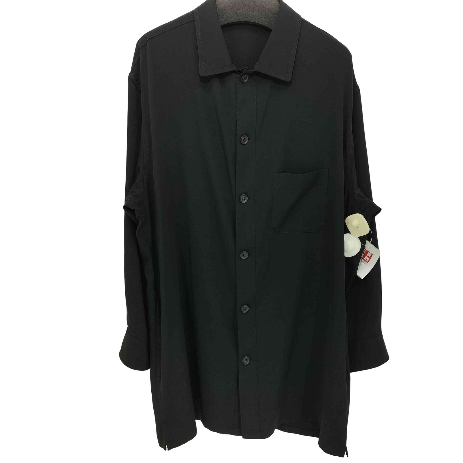 ヨウジヤマモトプールオム Yohji Yamamoto POUR HOMME 23SS OPEN COLLAR SHIRT メンズ JPN 2