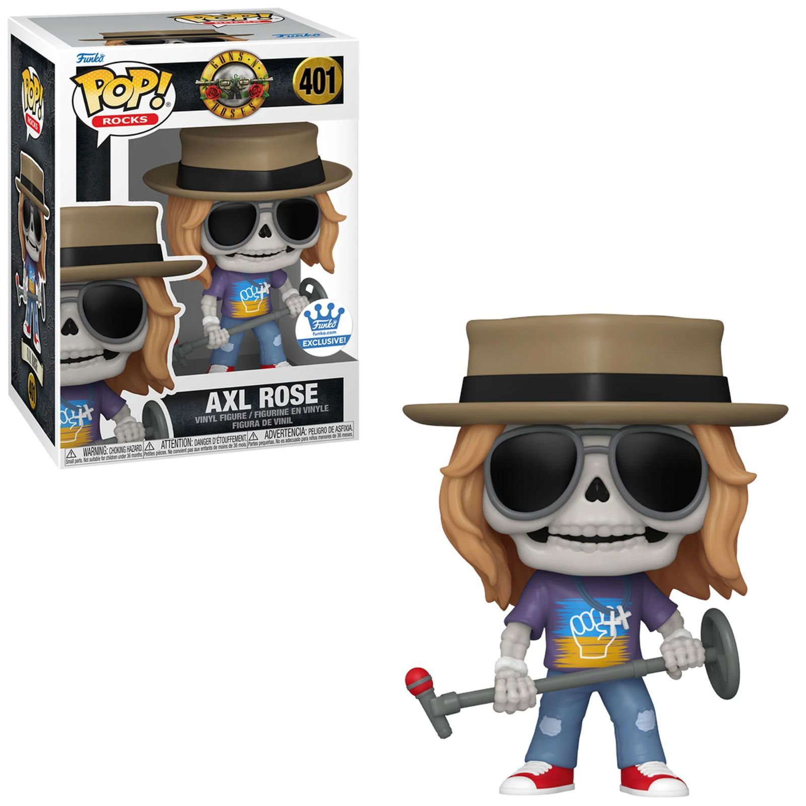 アクセル ローズ フィギュア Axl Rose Skeleton FUNKO Exclusive