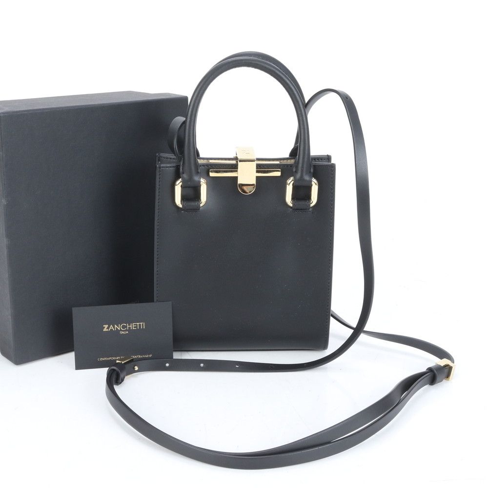 新品同様 ザンチェッティ ZETA ゼタ レザー 2WAY ショルダーバッグ  