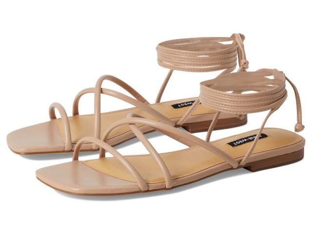 (取寄) ナインウエスト レディース  Nine West women Mikila Light Natural 送料無料】 ナインウェスト レディース サンダル シューズ Mikila