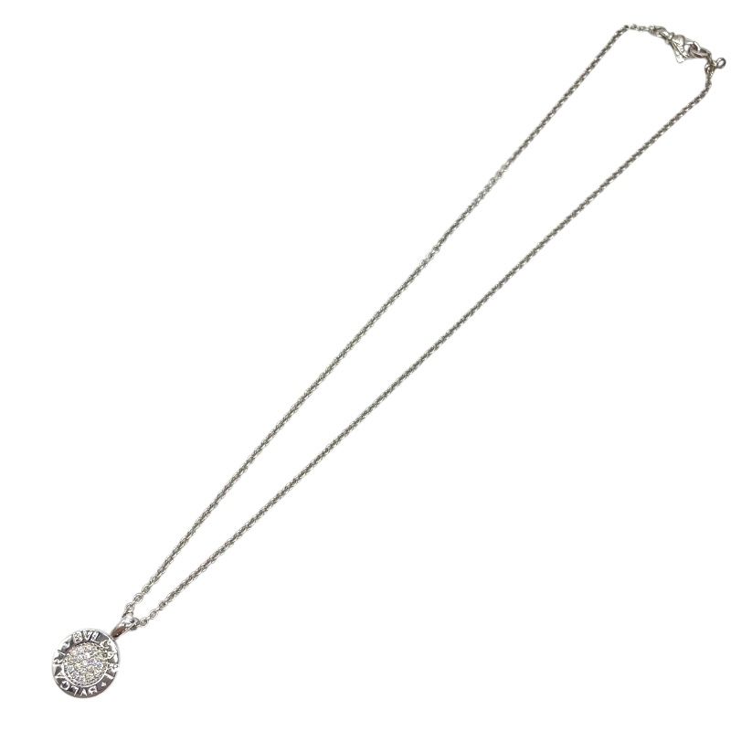 BVLGARI ブルガリブルガリ パヴェダイヤモンド ネックレス 750WG ブルガリ BVLGARI ブルガリブルガリ パヴェダイヤ ネックレス