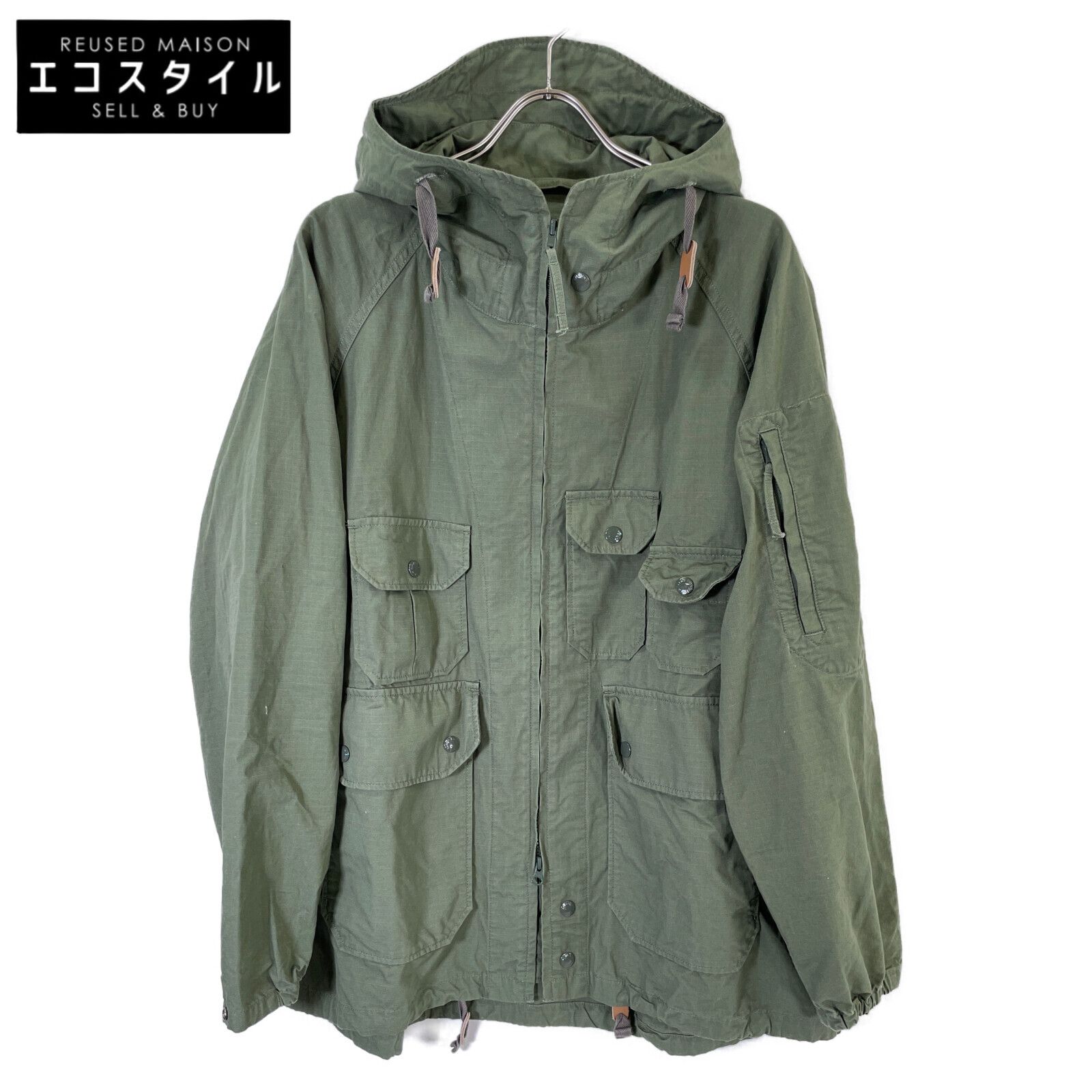 エンジニアードガーメンツ フィッシュテールパーカー シャンブレー