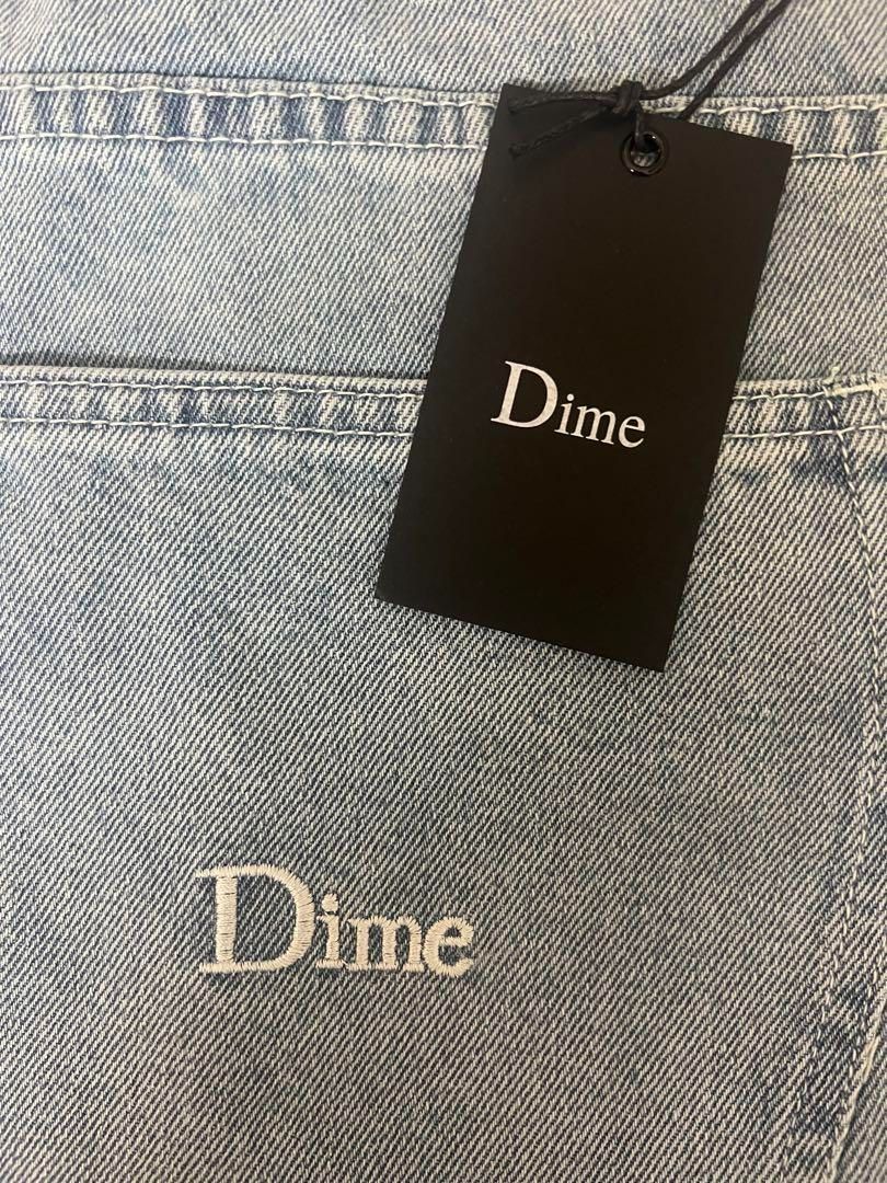 新品 Dime ダイム バギージーンズ デニム パンツ WASHED BLUE